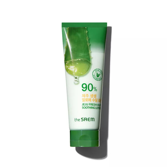 [THESAEM] Jeju Fresh Aloe Soothing Lotion 90% - 250ml / Free Gift