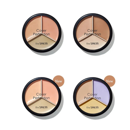 [THESAEM] Cover Perfection Triple Pot Concealer - 13.5g / Free Gift