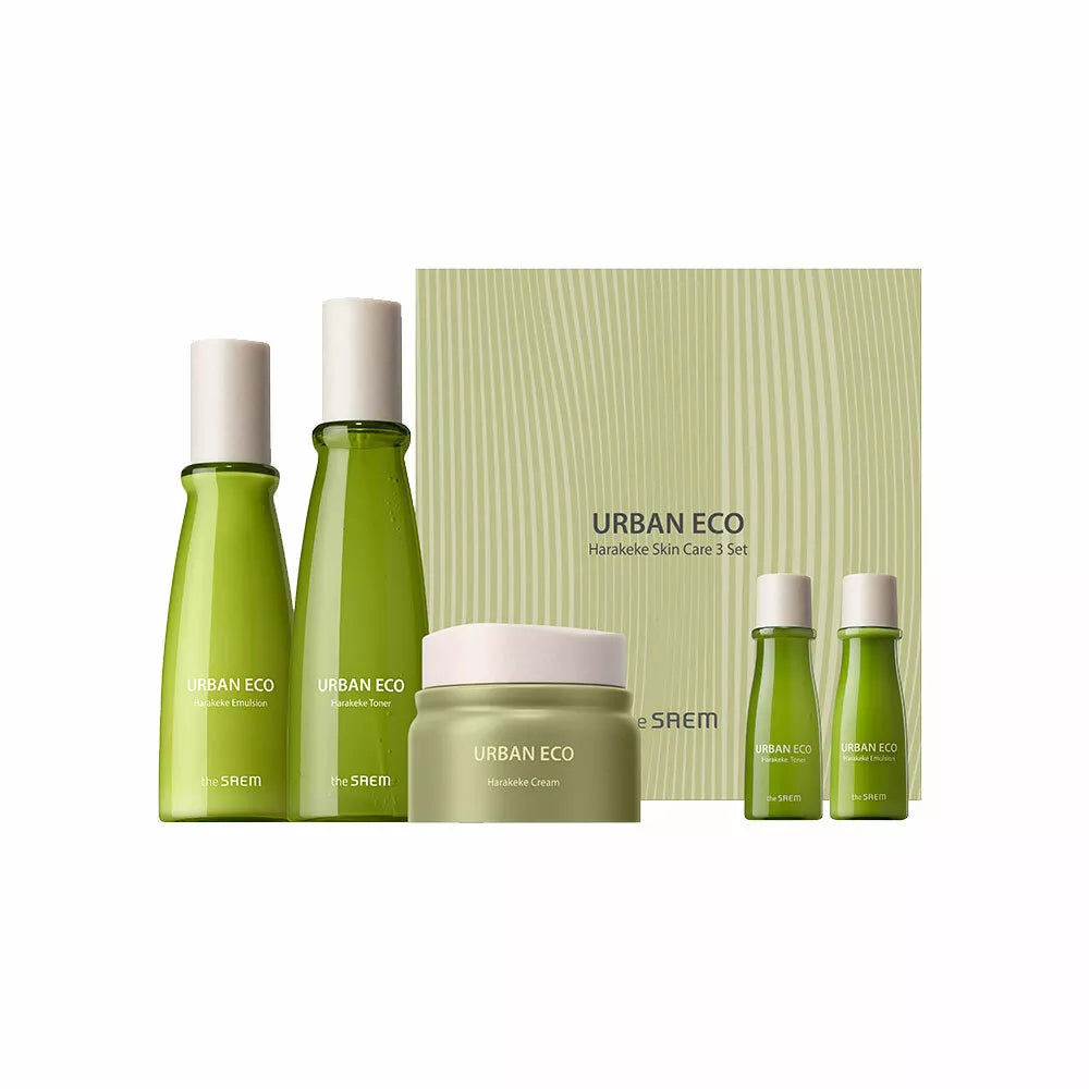 [THESAEM] Urban Eco Harakeke Skin Care 3 Set - 1pack (5item) / Free Gift