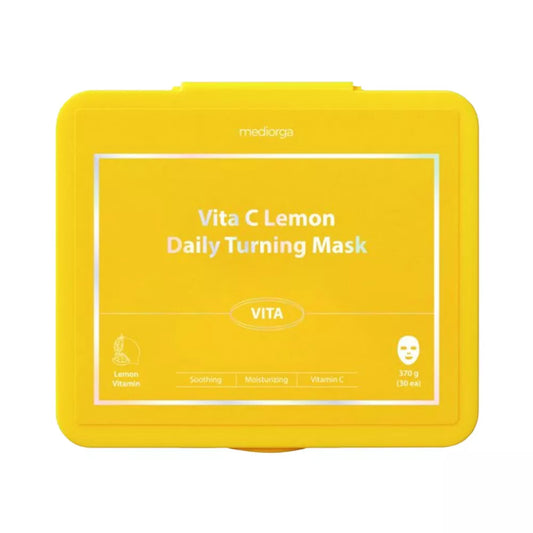 [MEDIORGA] Vita C Lemon Daily Turning Mask - 1pack (30pcs) / Free Gift